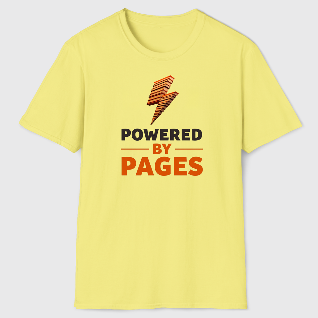 Powered by Pages T-Shirt