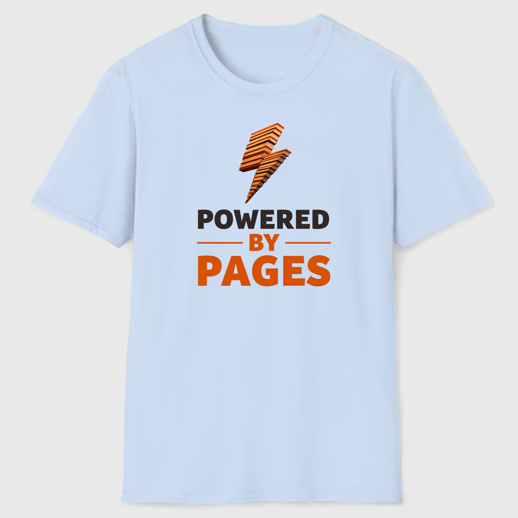 Powered by Pages T-Shirt