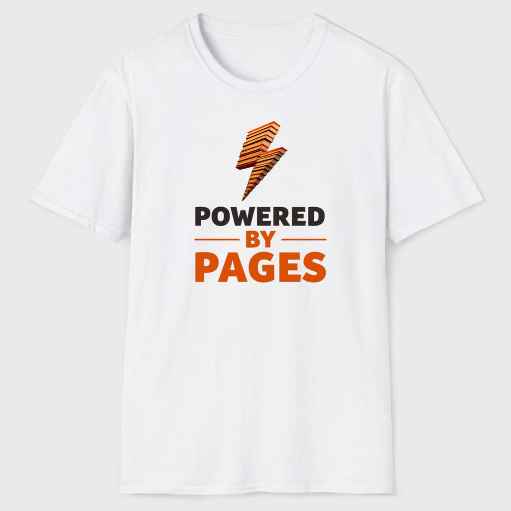Powered by Pages T-Shirt
