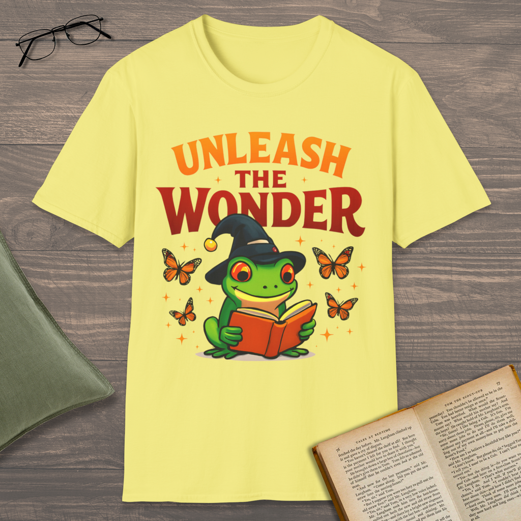 Reading Frog & Butterflies T-Shirt