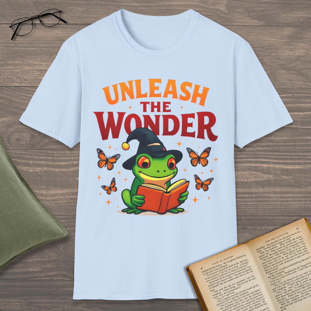 Reading Frog & Butterflies T-Shirt