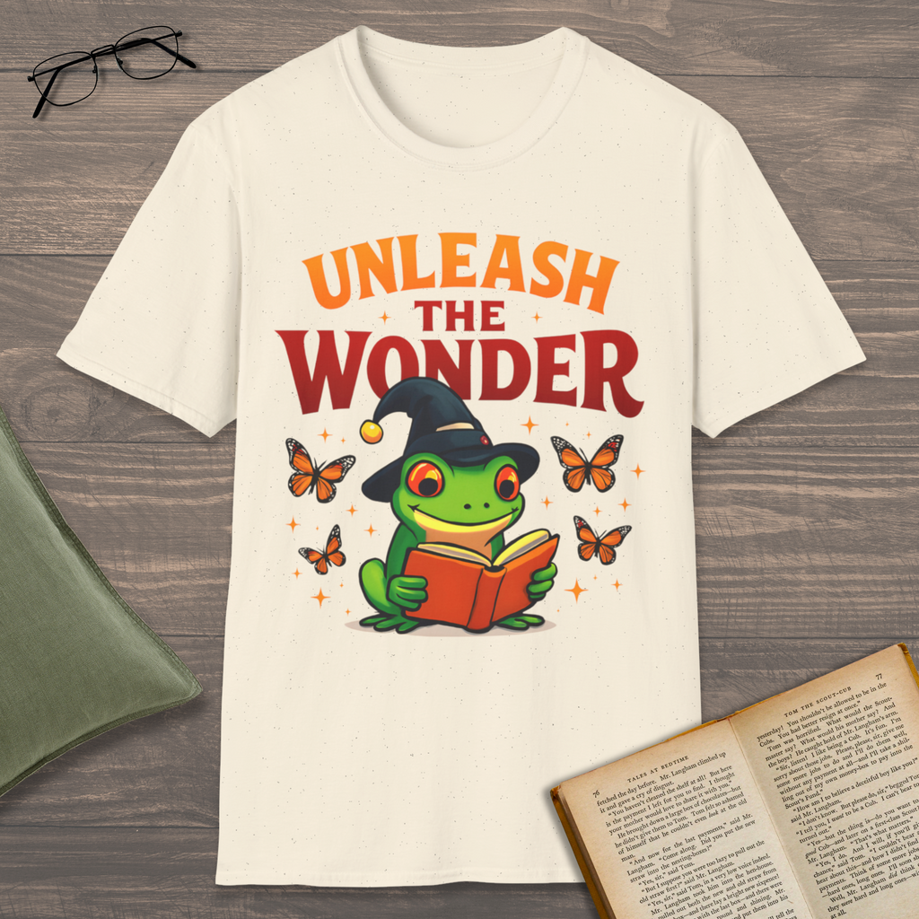 Reading Frog & Butterflies T-Shirt