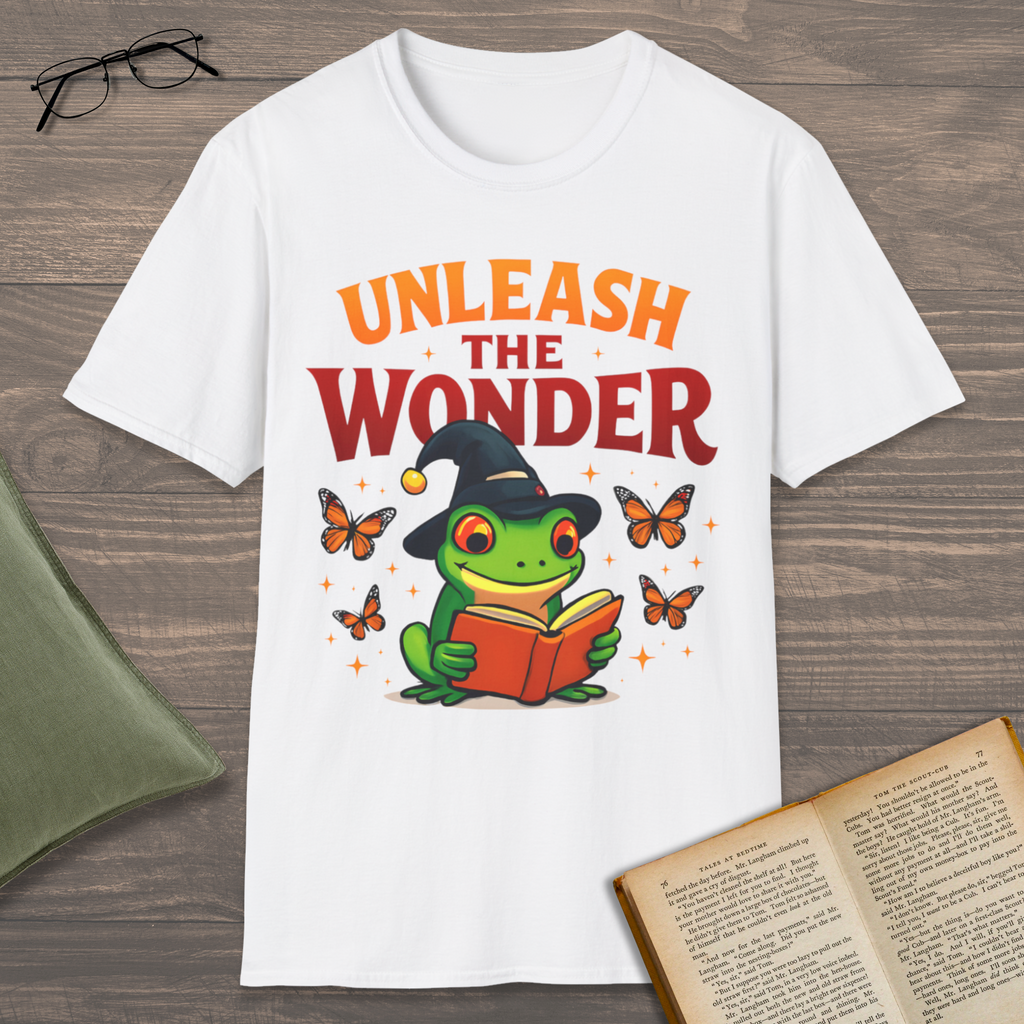 Reading Frog & Butterflies T-Shirt