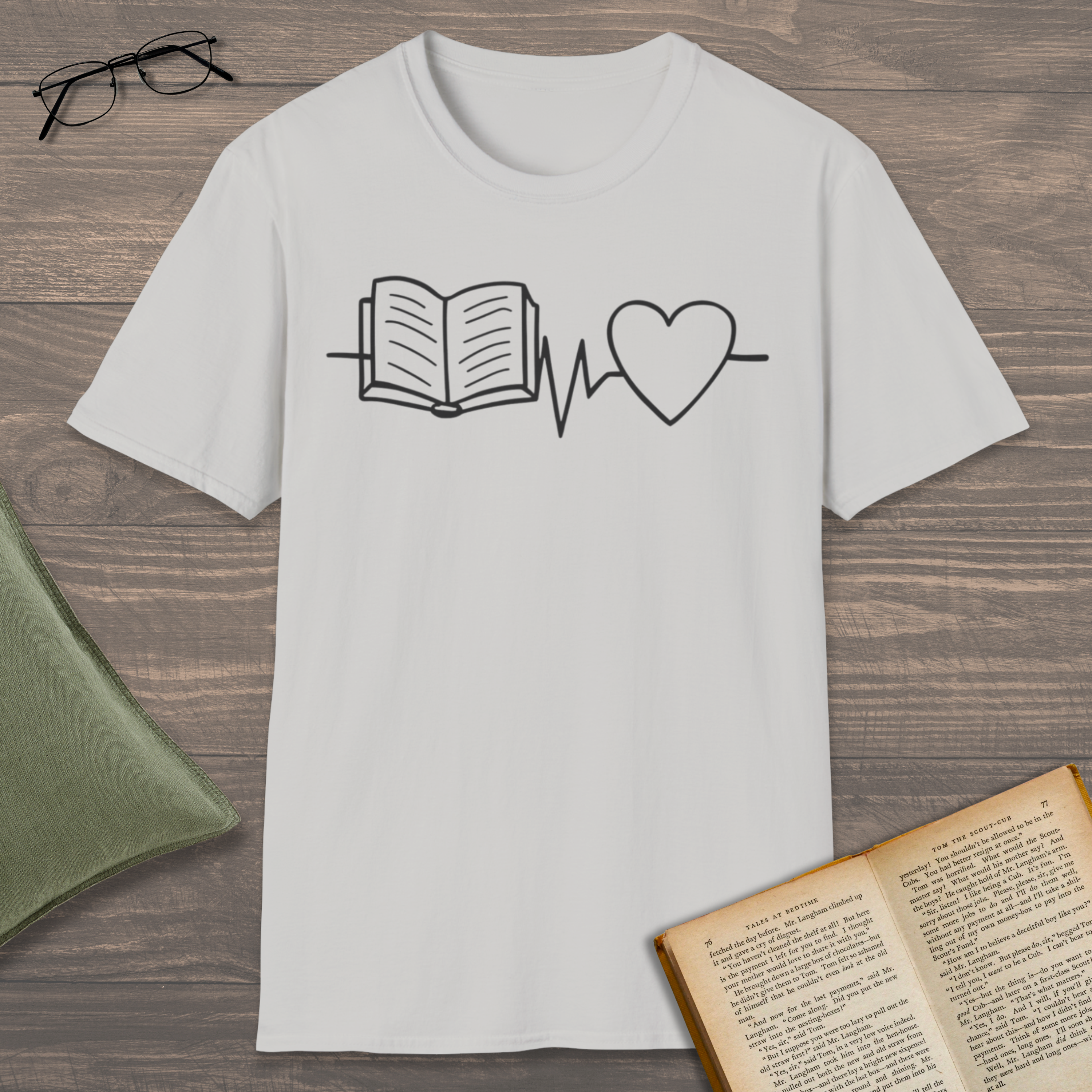 Reading Heartbeat T-Shirt