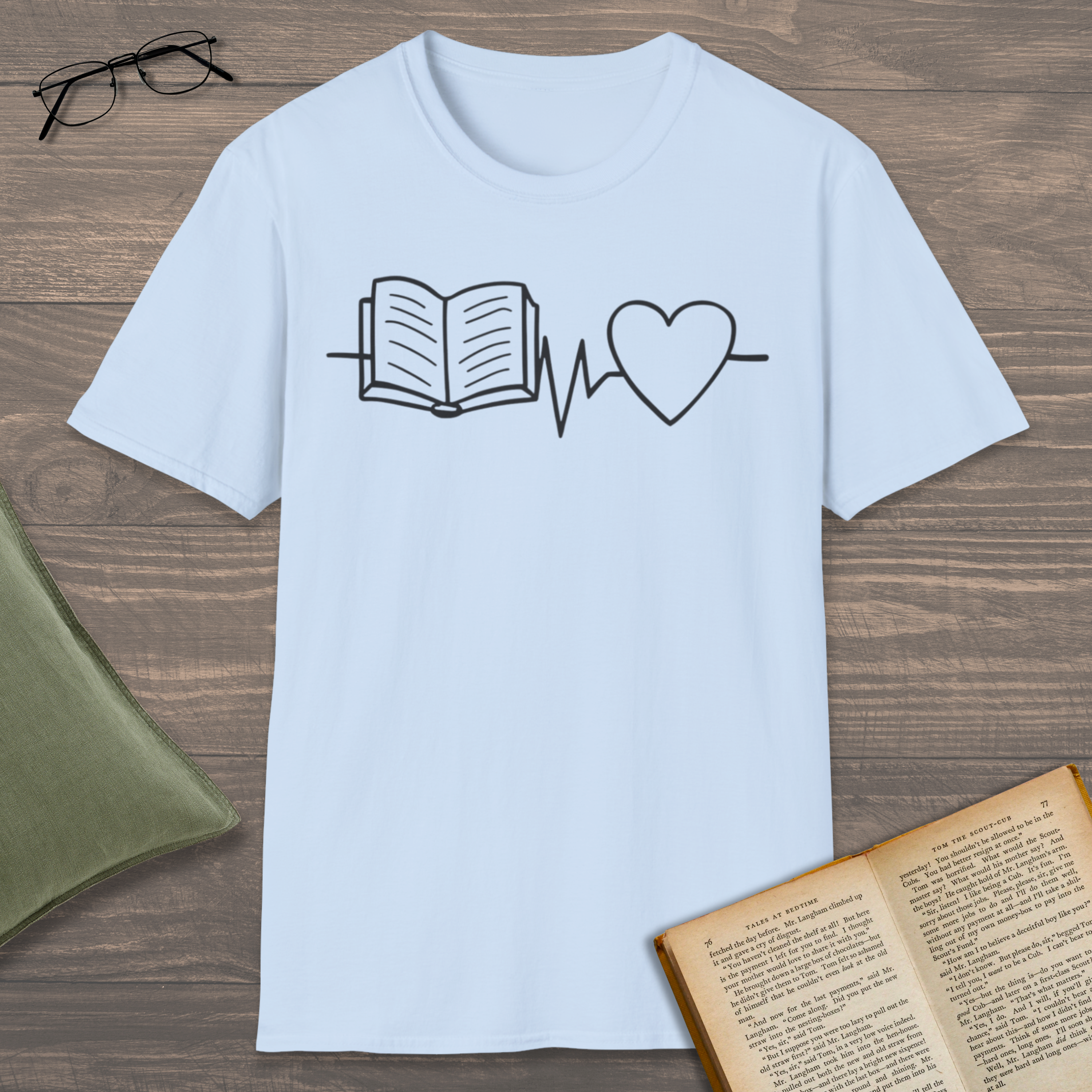 Reading Heartbeat T-Shirt