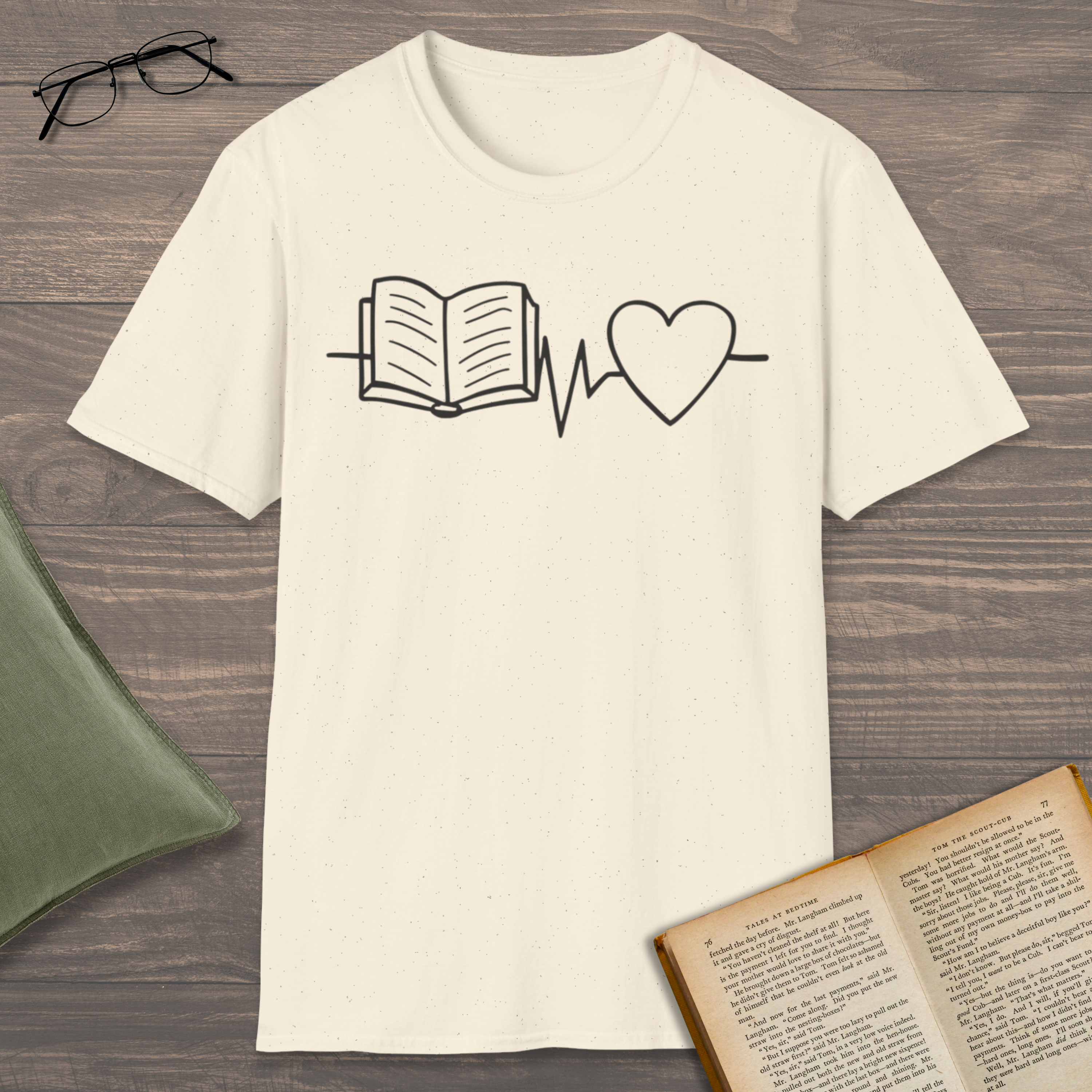 Reading Heartbeat T-Shirt