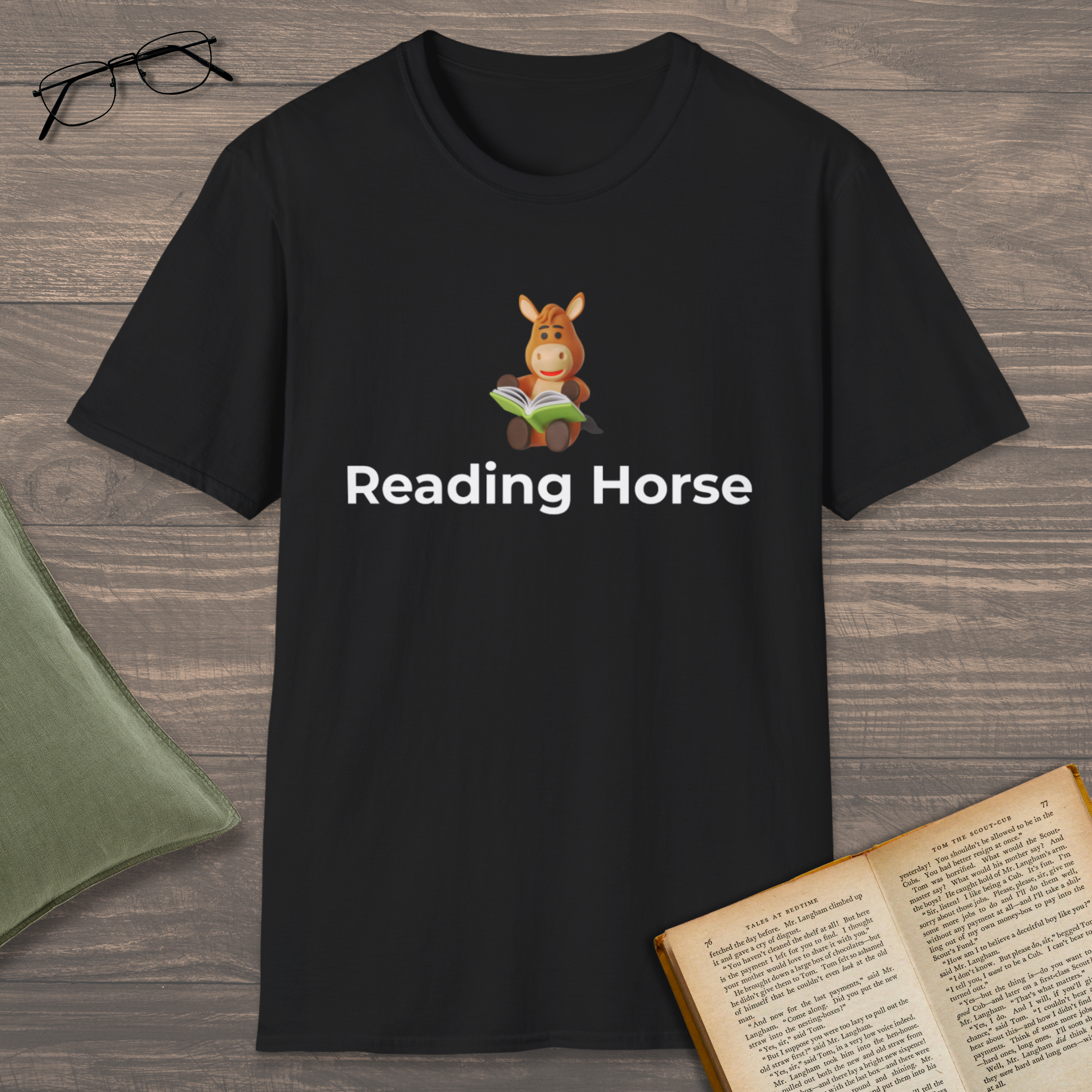 Reading Horse T-Shirt