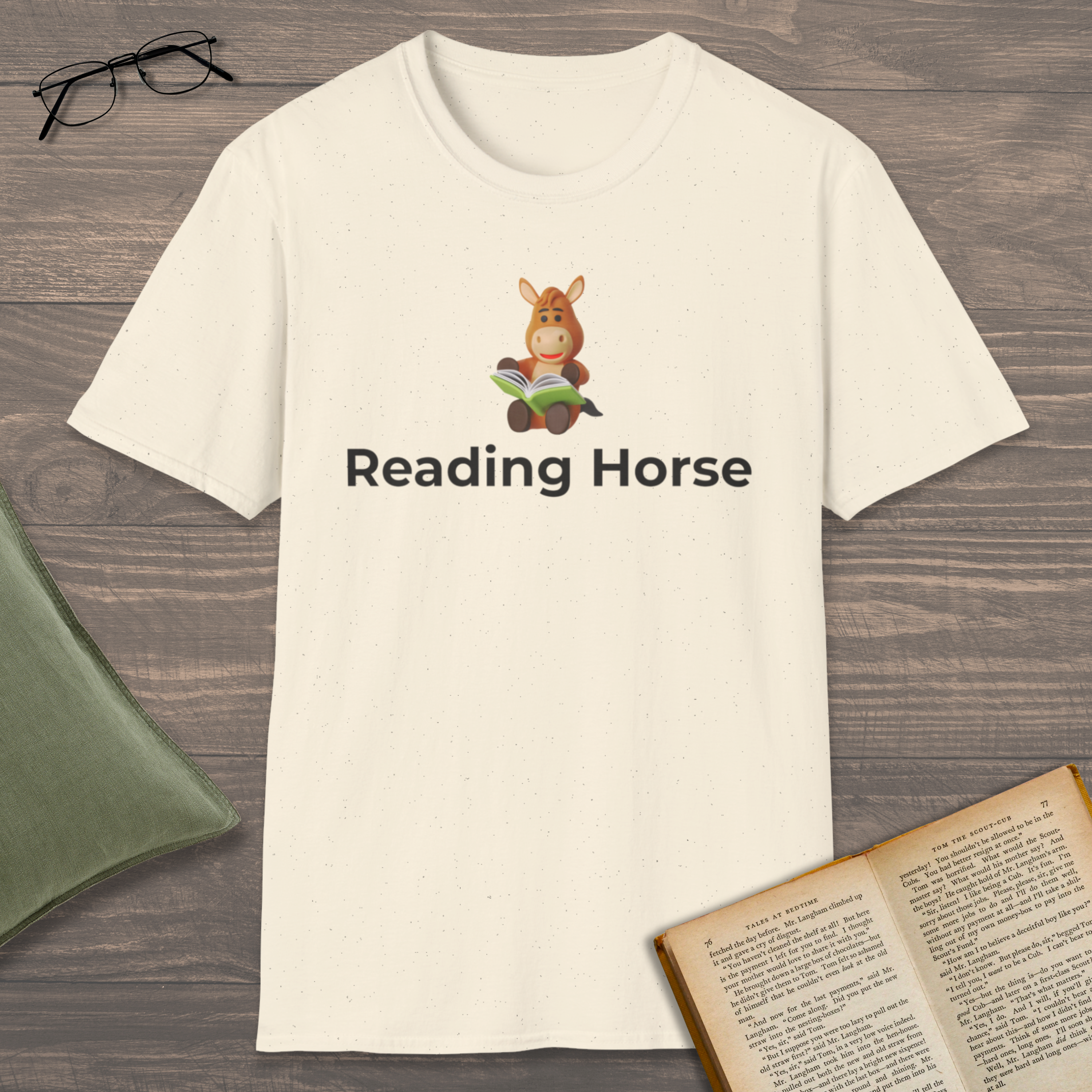 Reading Horse T-Shirt