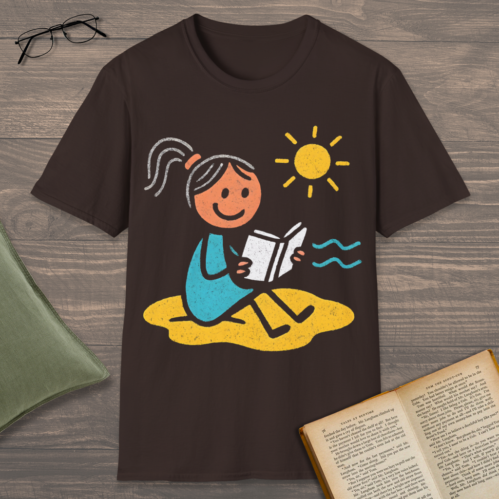Reading On Beach T-Shirt