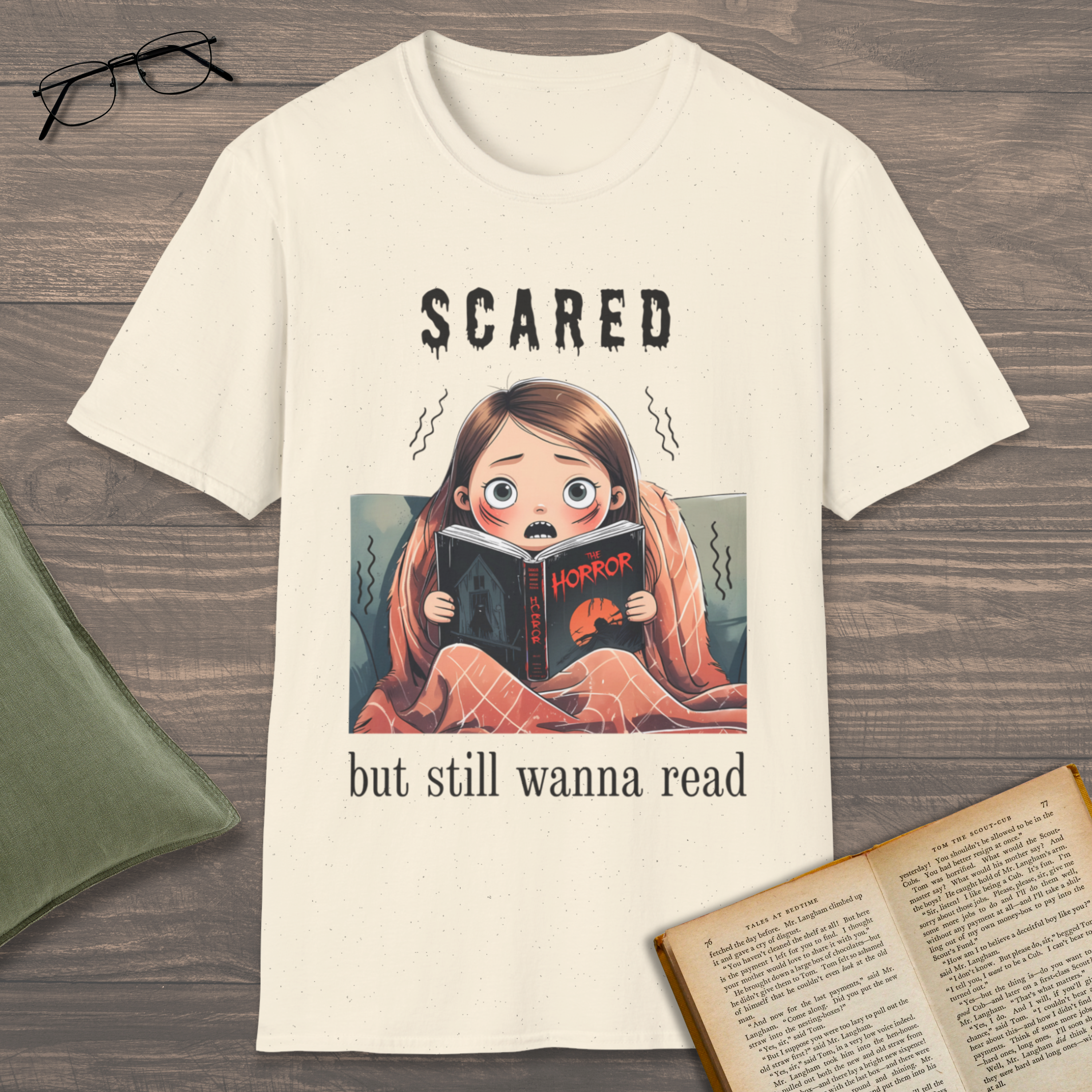 Scared But Still Reading T-Shirt