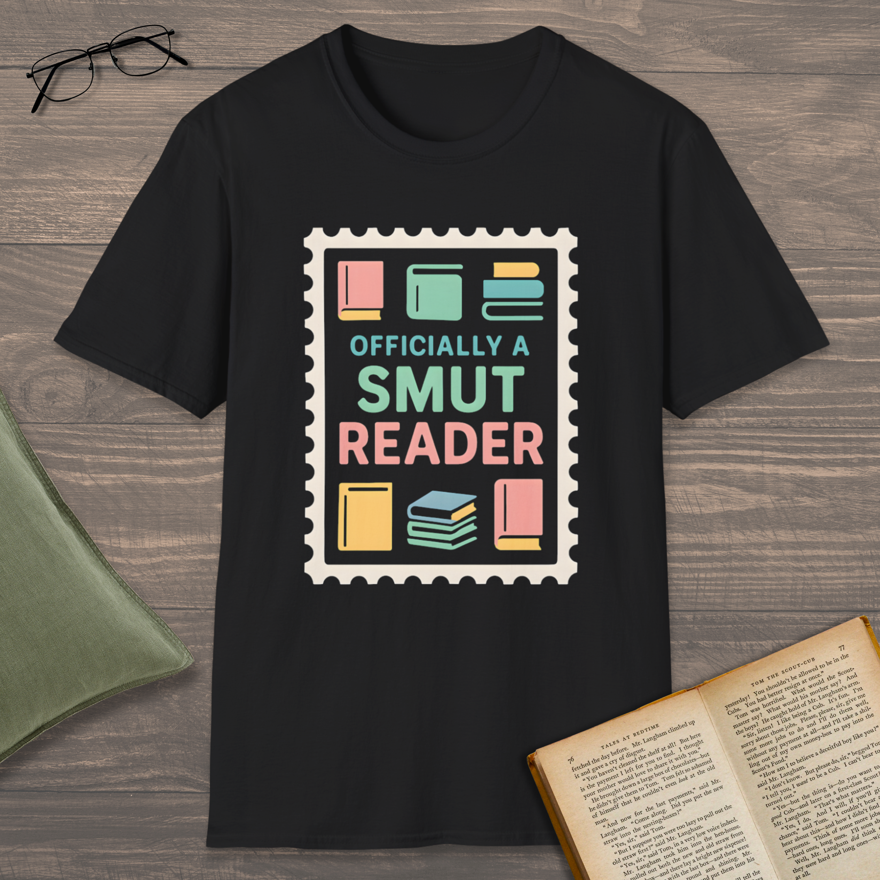 Smut Reader Stamp T-Shirt