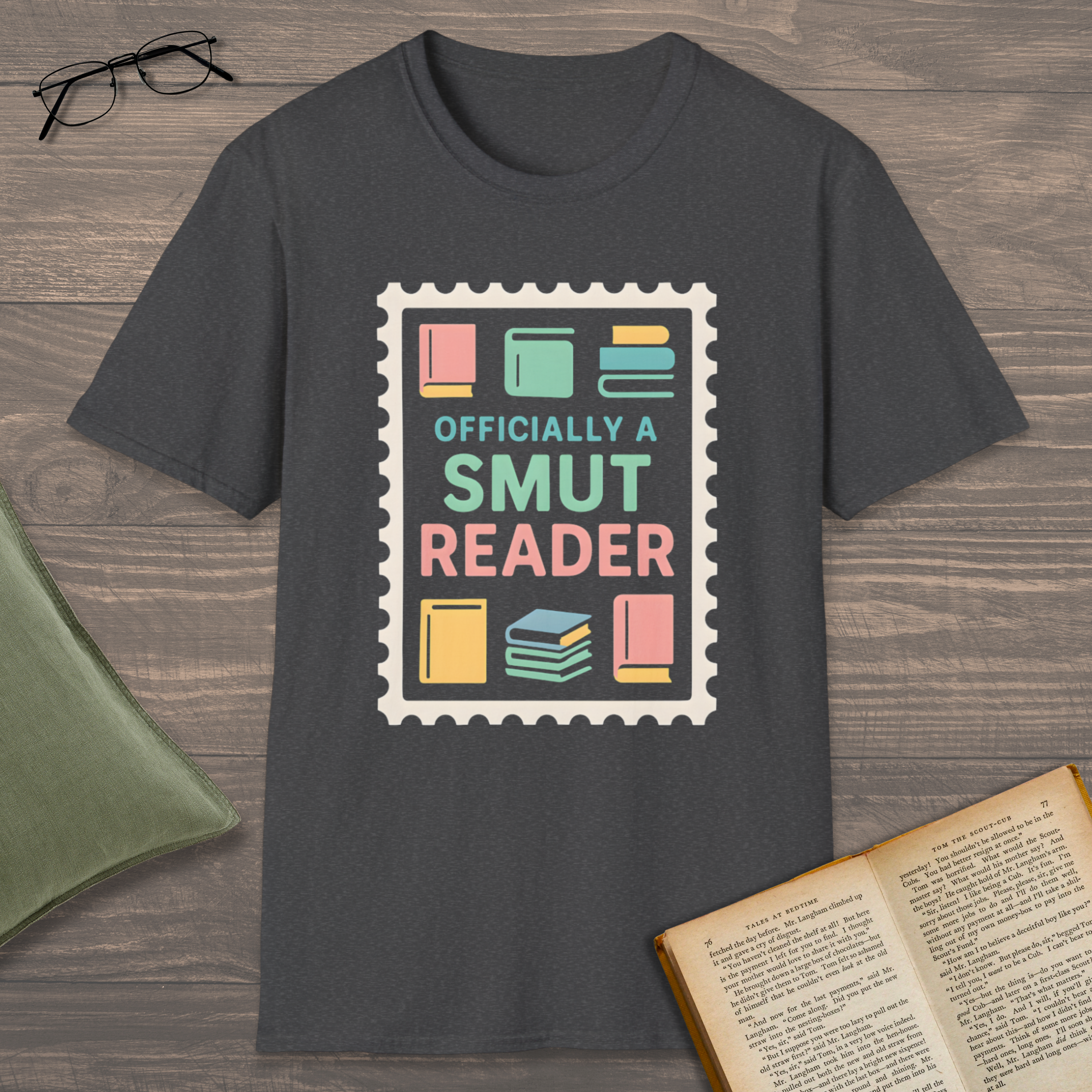 Smut Reader Stamp T-Shirt