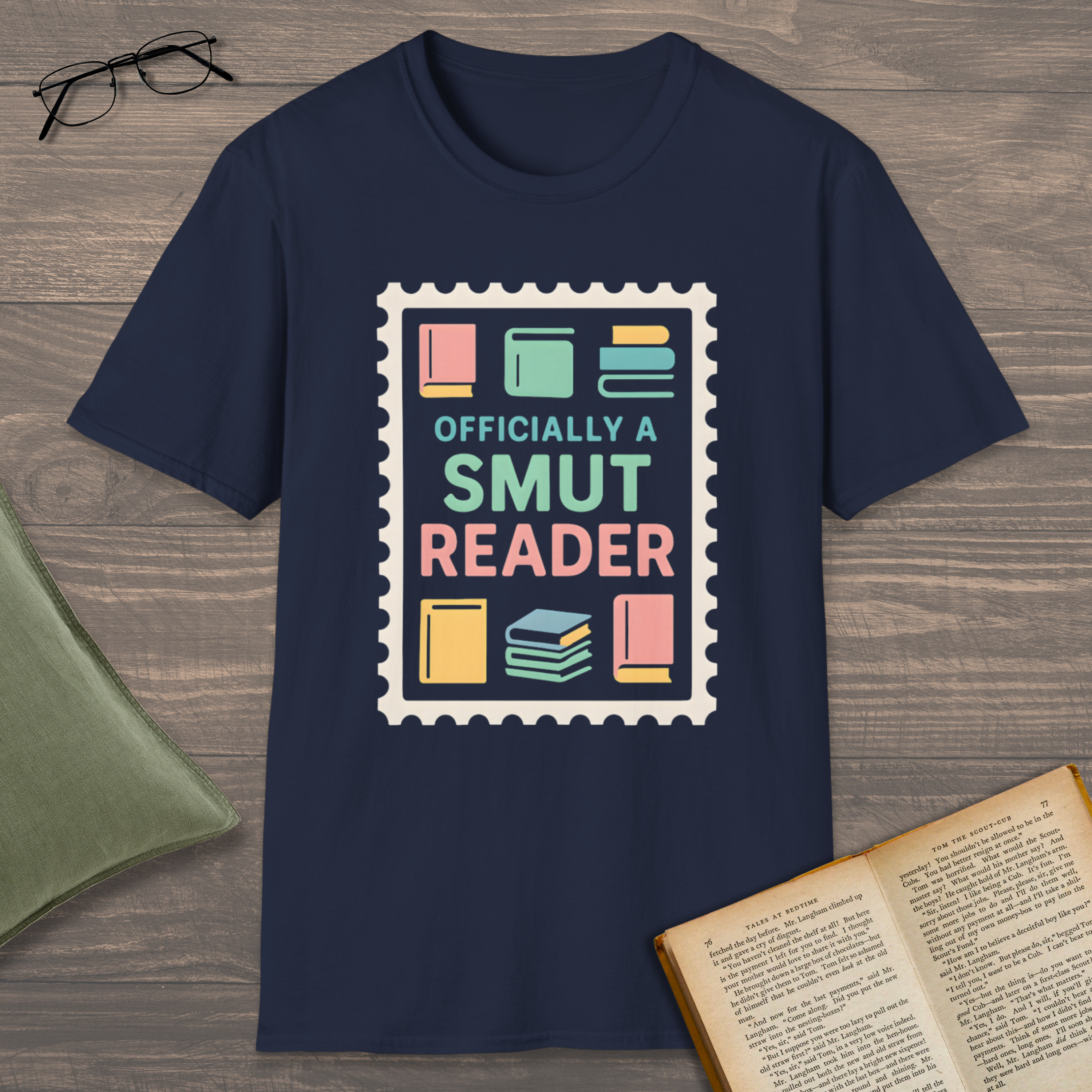 Smut Reader Stamp T-Shirt