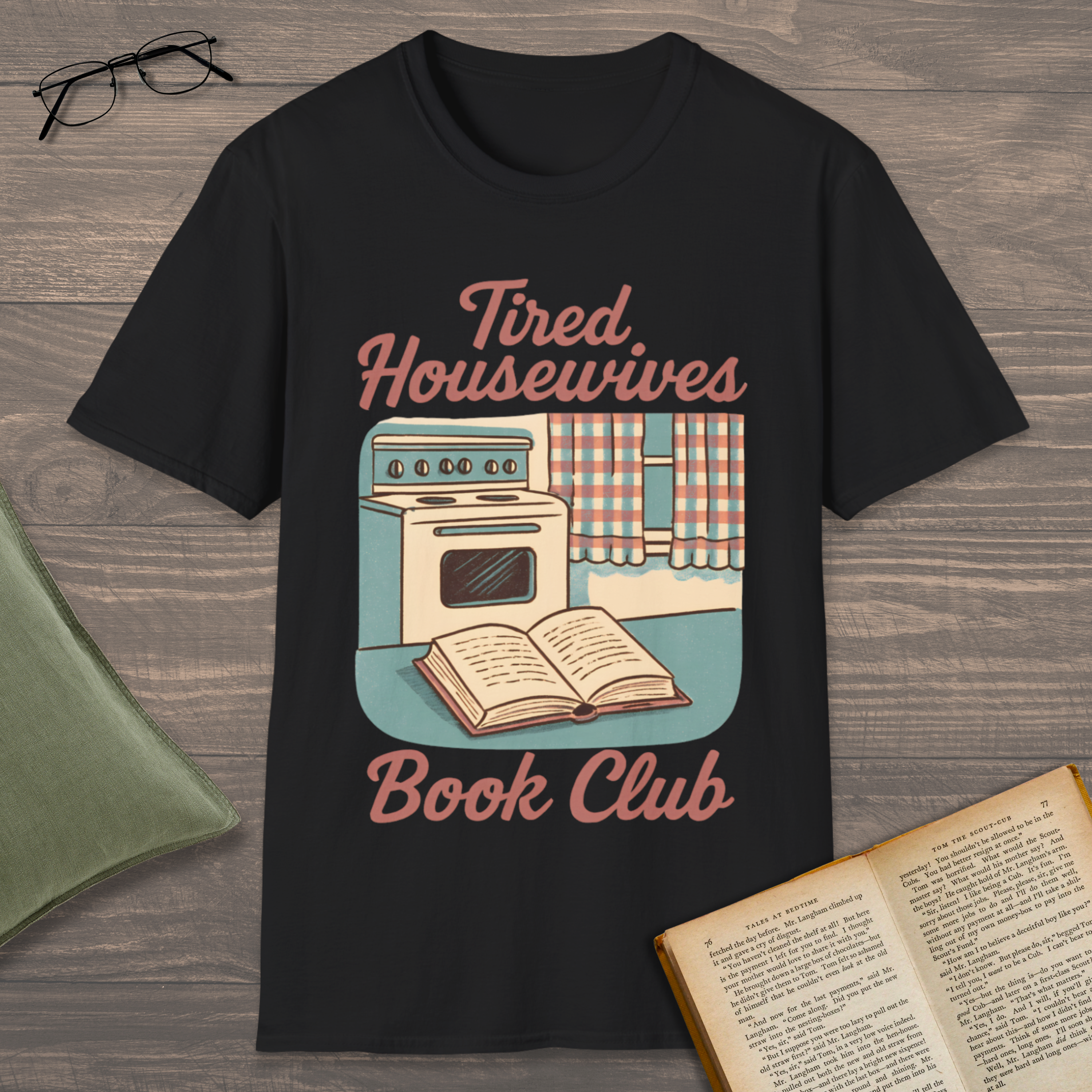 Tired Housewives Book Club T-Shirt