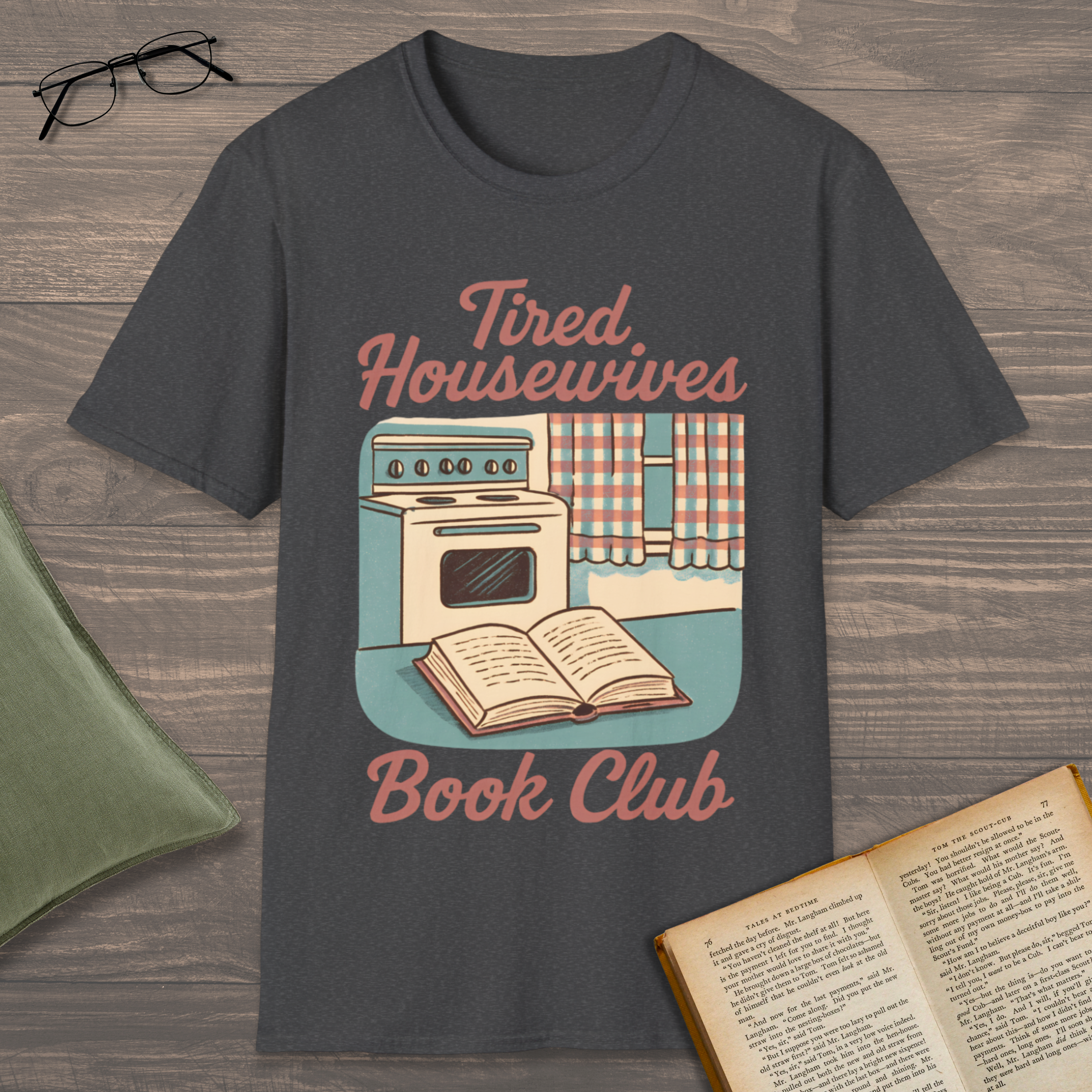 Tired Housewives Book Club T-Shirt