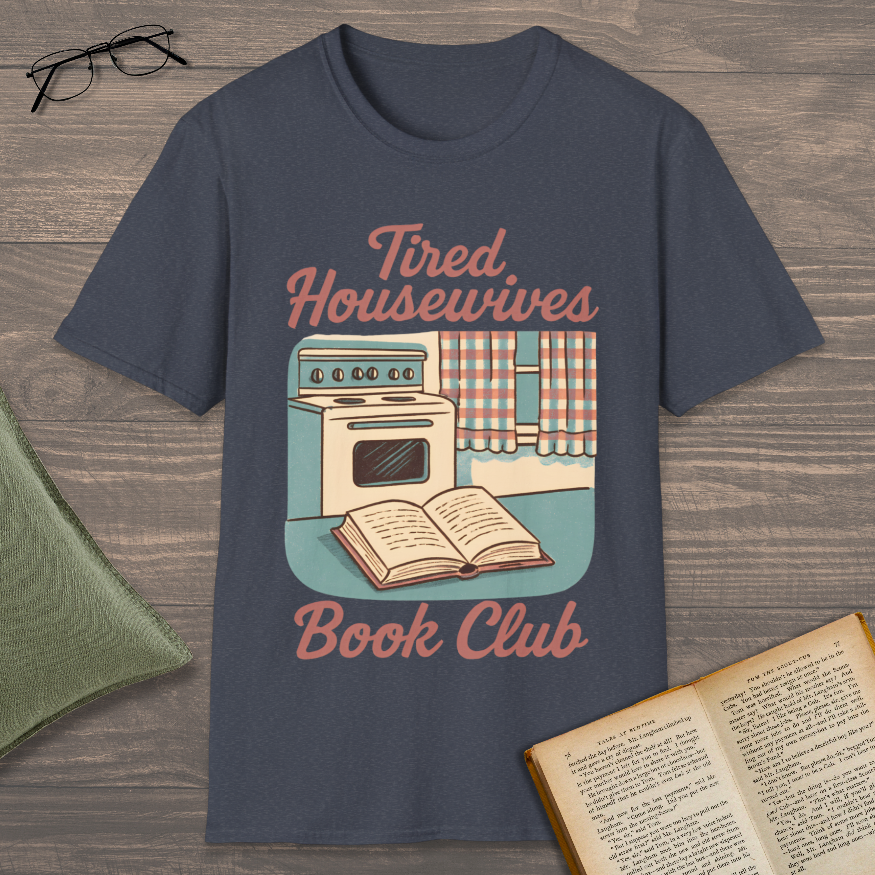 Tired Housewives Book Club T-Shirt
