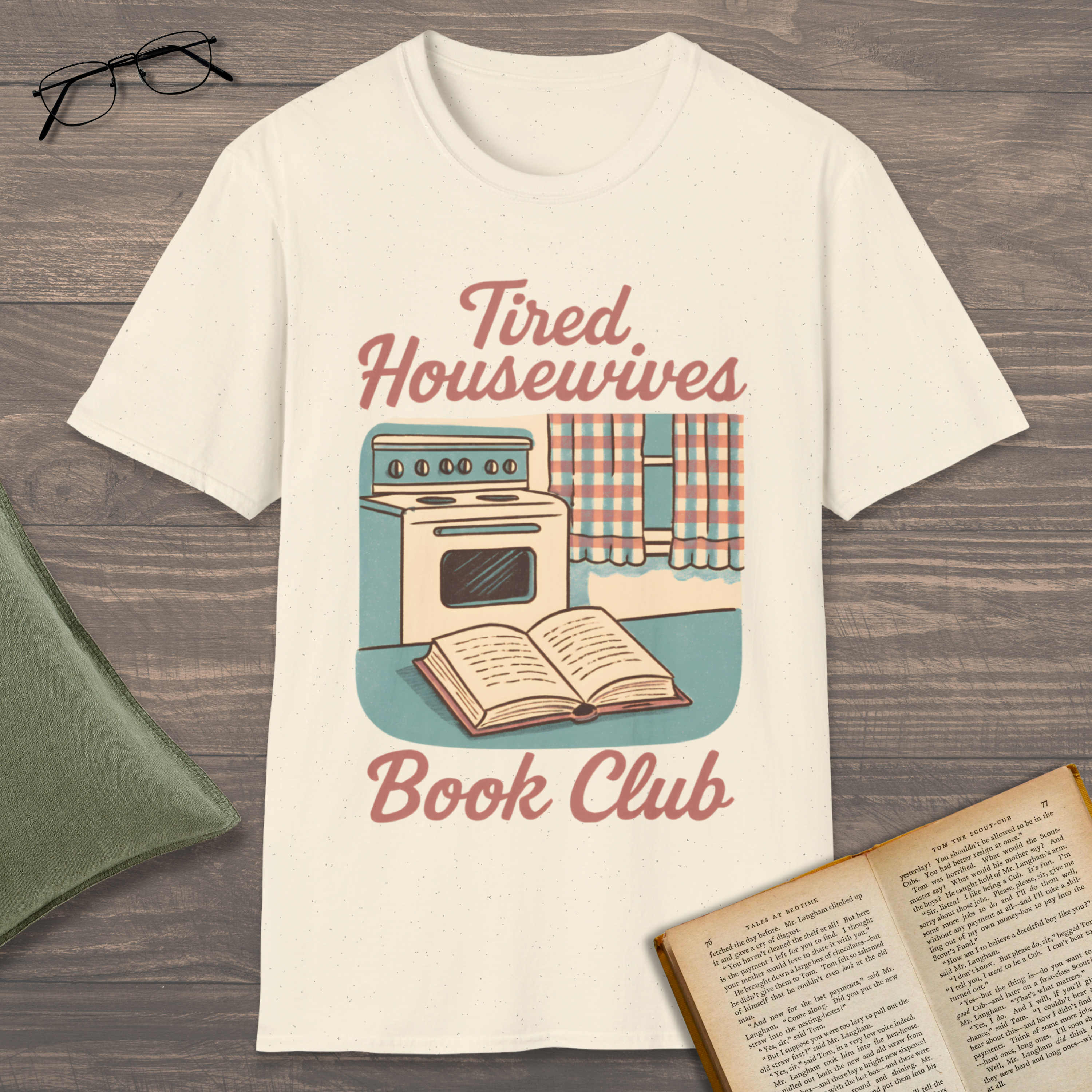 Tired Housewives Book Club T-Shirt