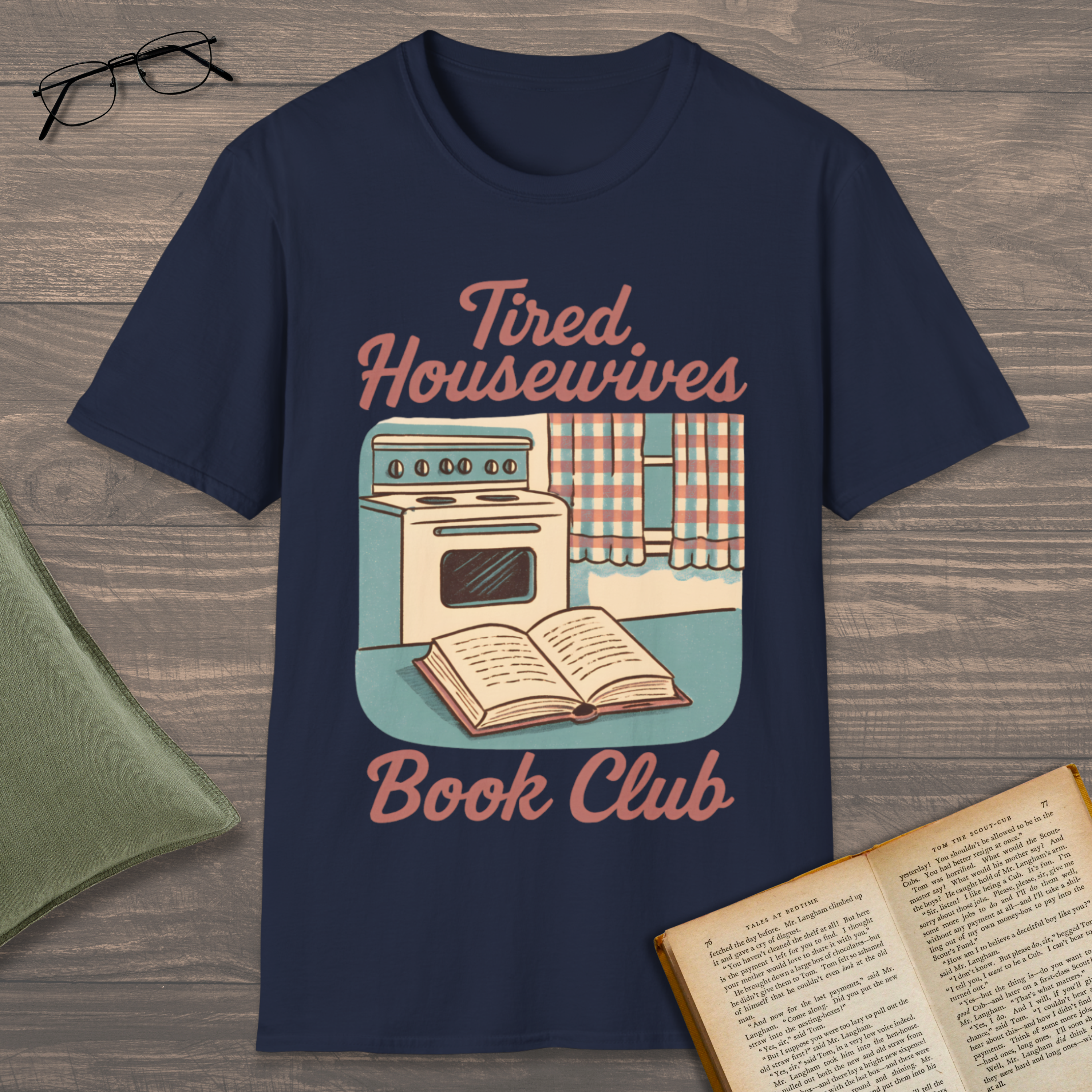 Tired Housewives Book Club T-Shirt