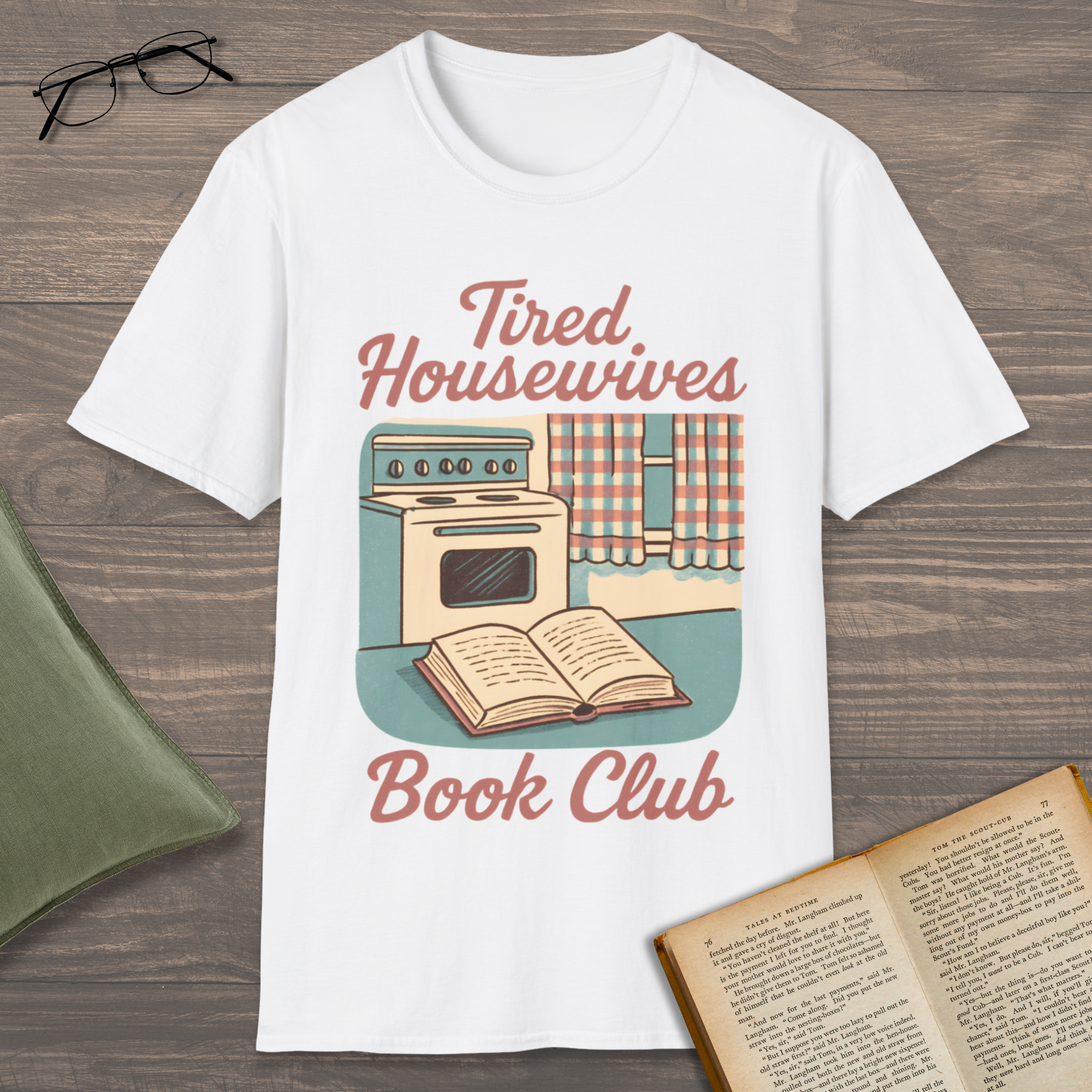 Tired Housewives Book Club T-Shirt