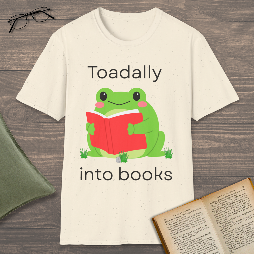 Toadally Into Books T-Shirt