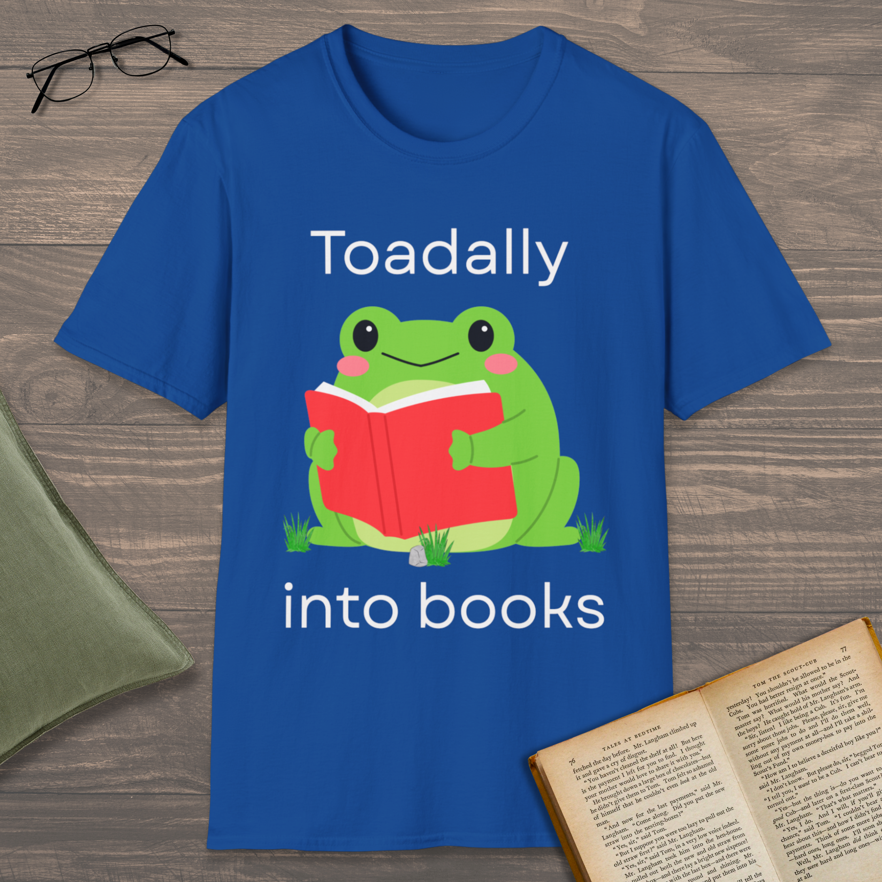 Toadally Into Books T-Shirt