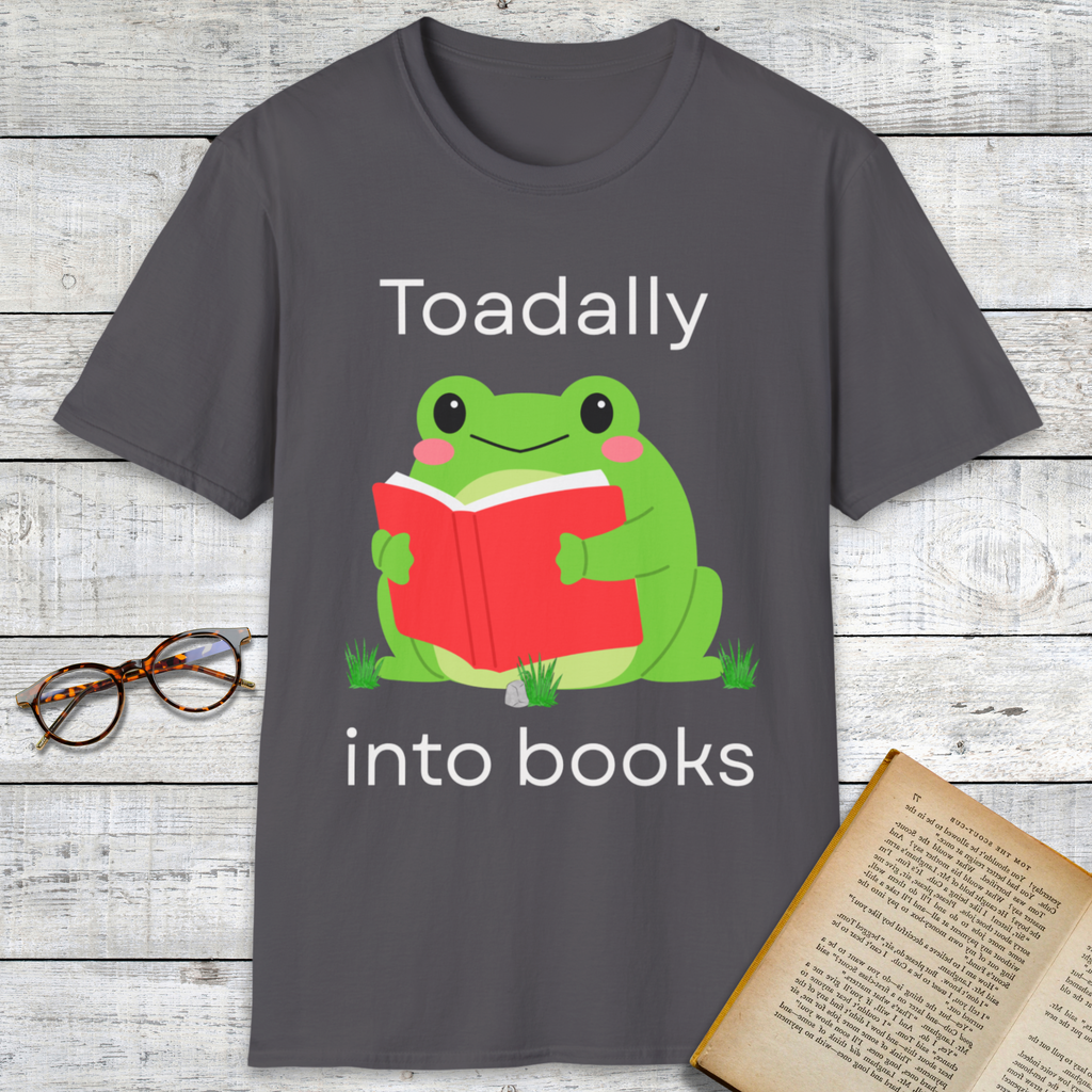 Toadally Into Books T-Shirt