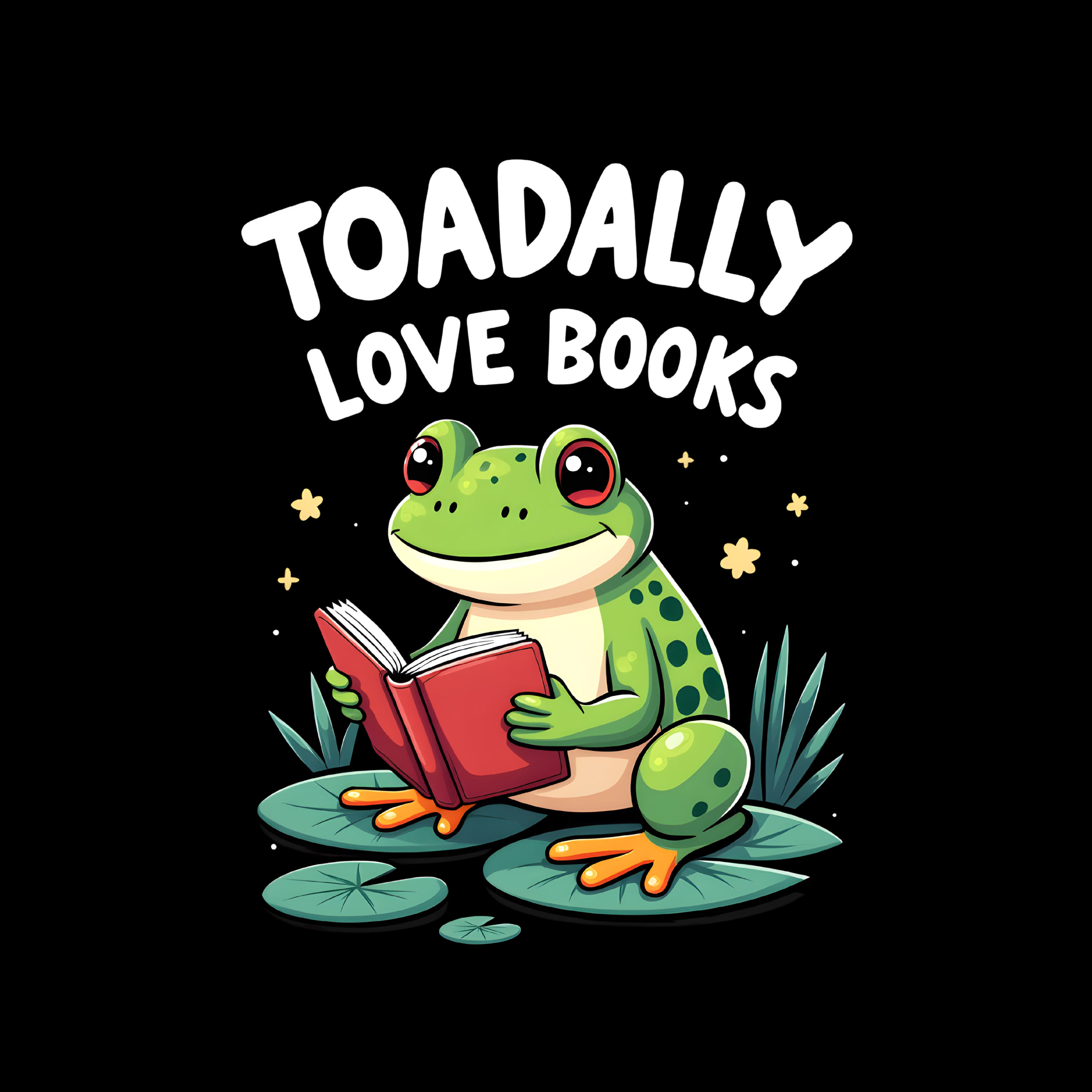 Toadally Love Books T-Shirt