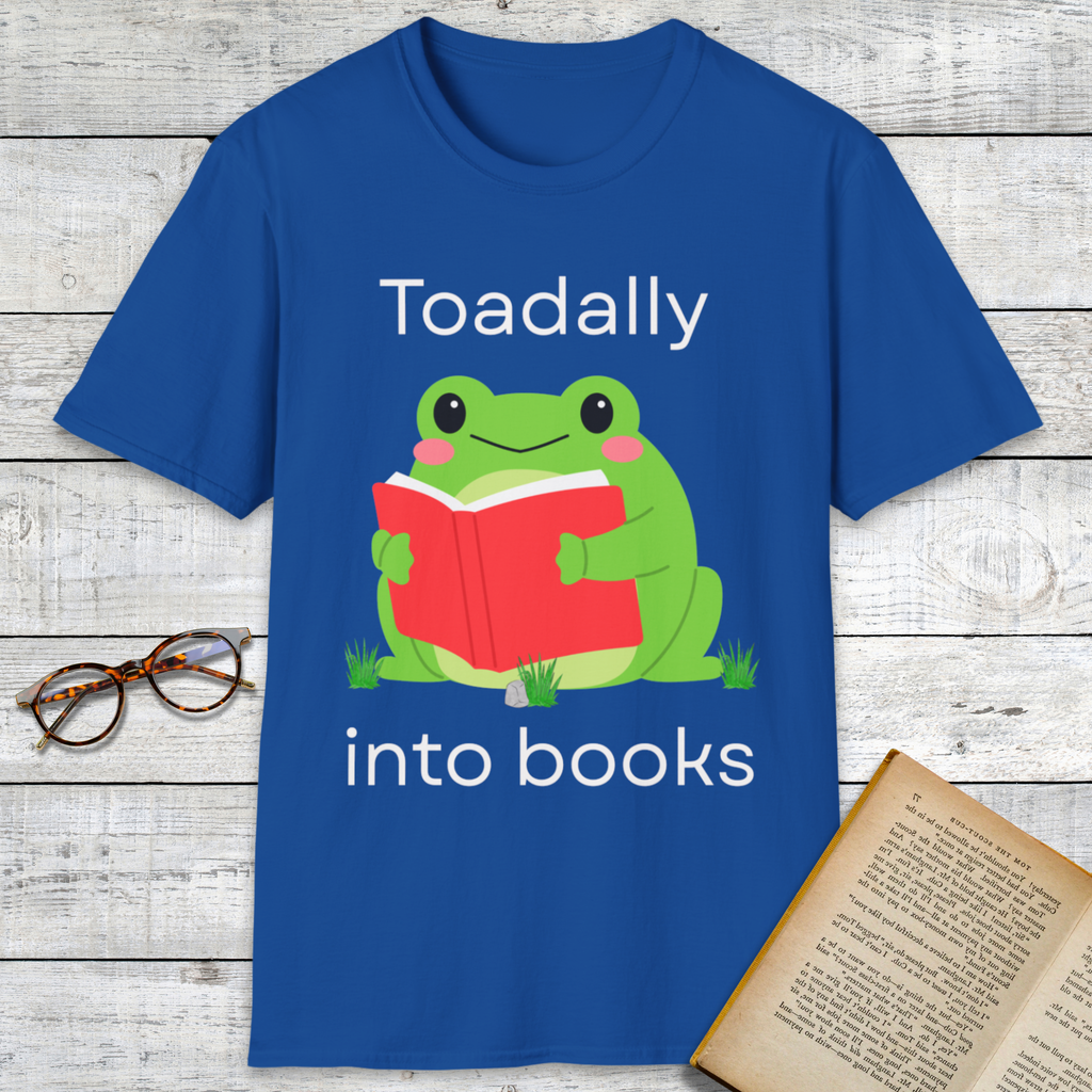 Toadally Into Books T-Shirt
