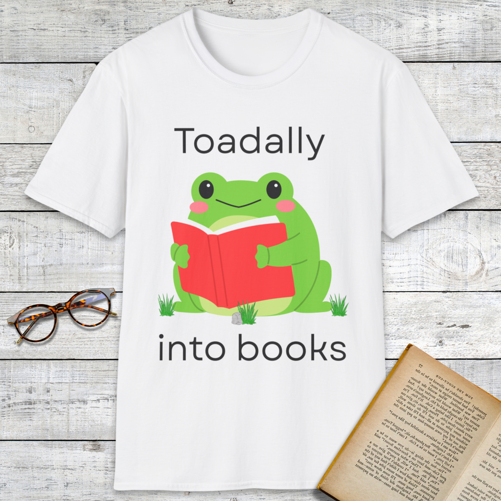 Toadally Into Books T-Shirt