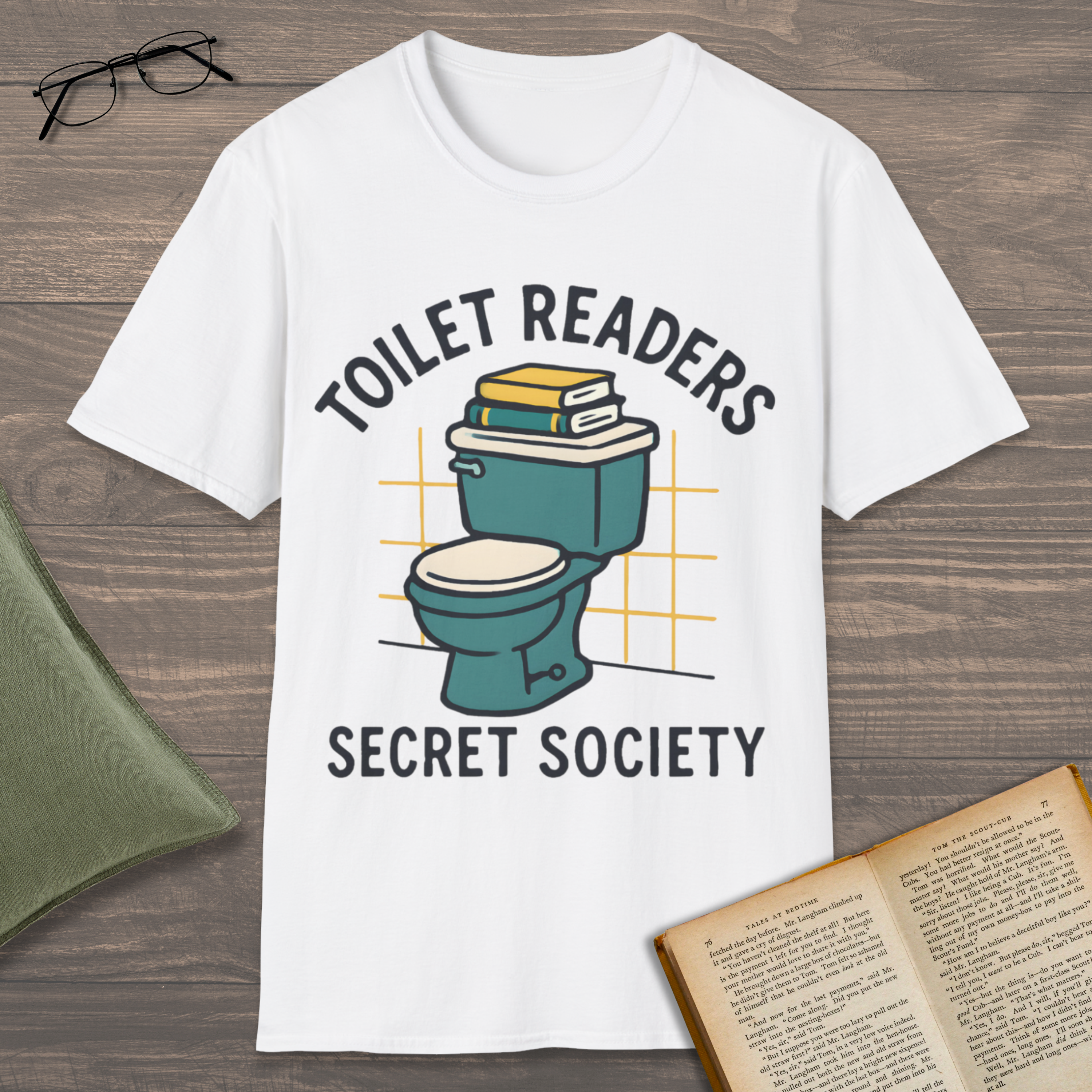 Toilet Readers Secret Society T-Shirt