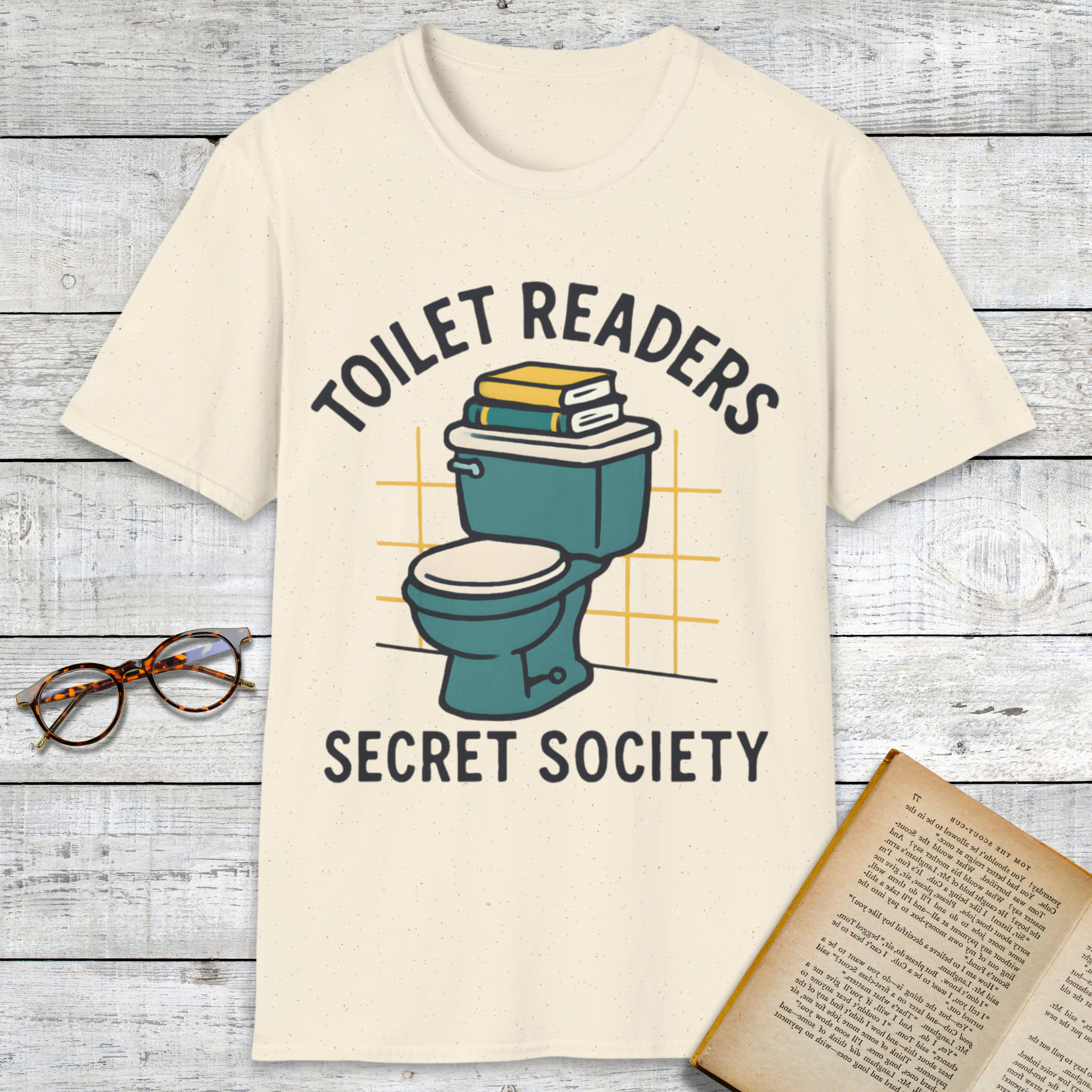 Toilet Readers Secret Society T-Shirt