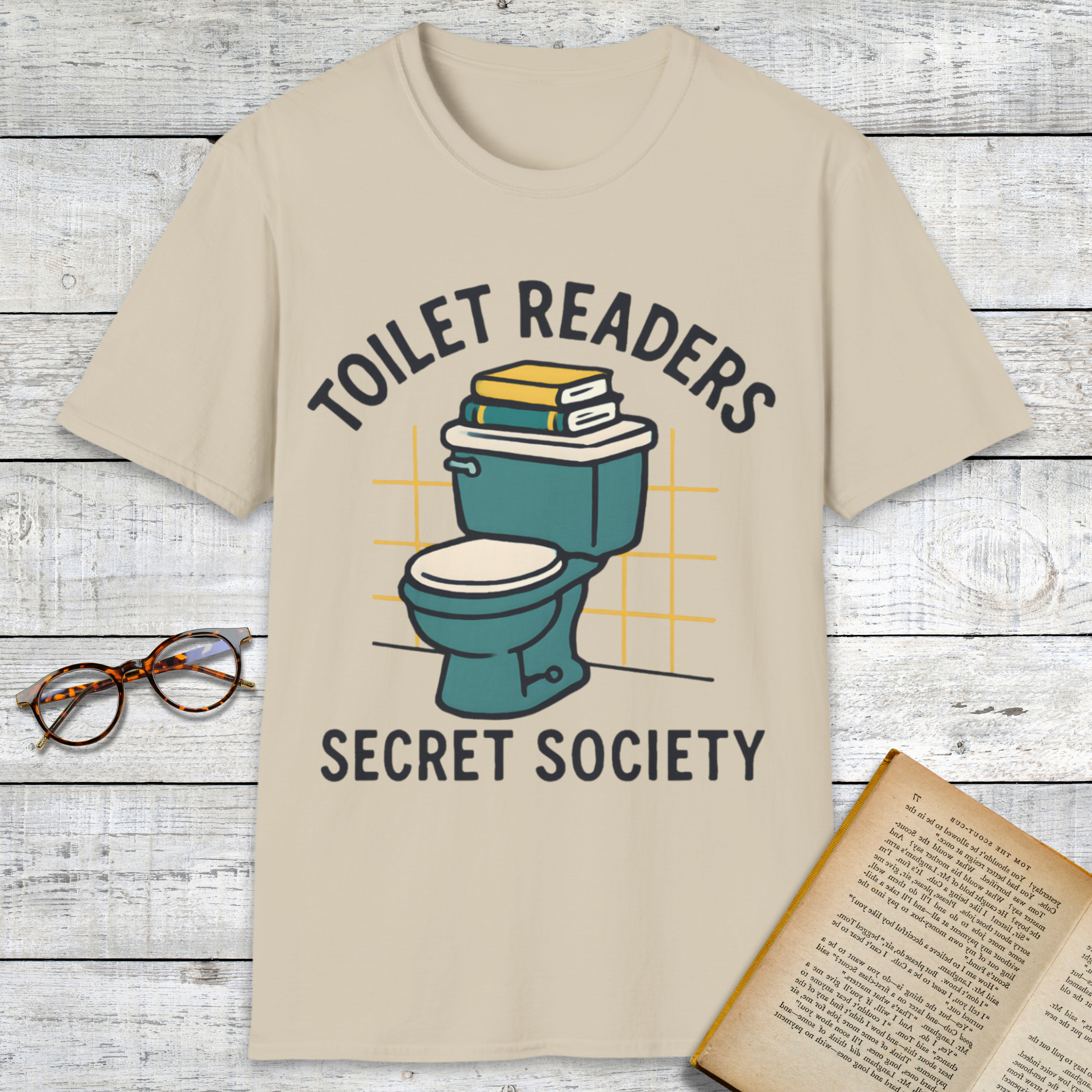 Toilet Readers Secret Society T-Shirt